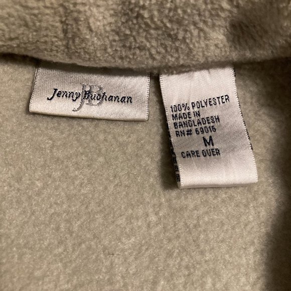 NWOT Vintage Jenny Buchanan Fleece Jacket Size M - Picture 7 of 8